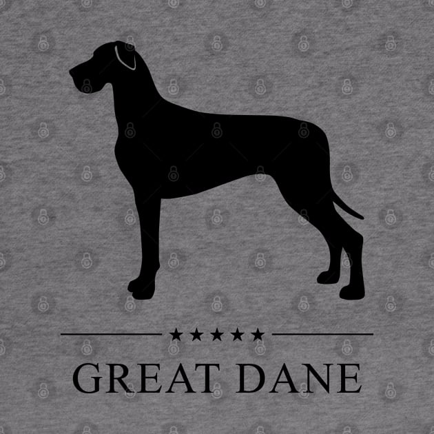 Great Dane Black Silhouette by millersye